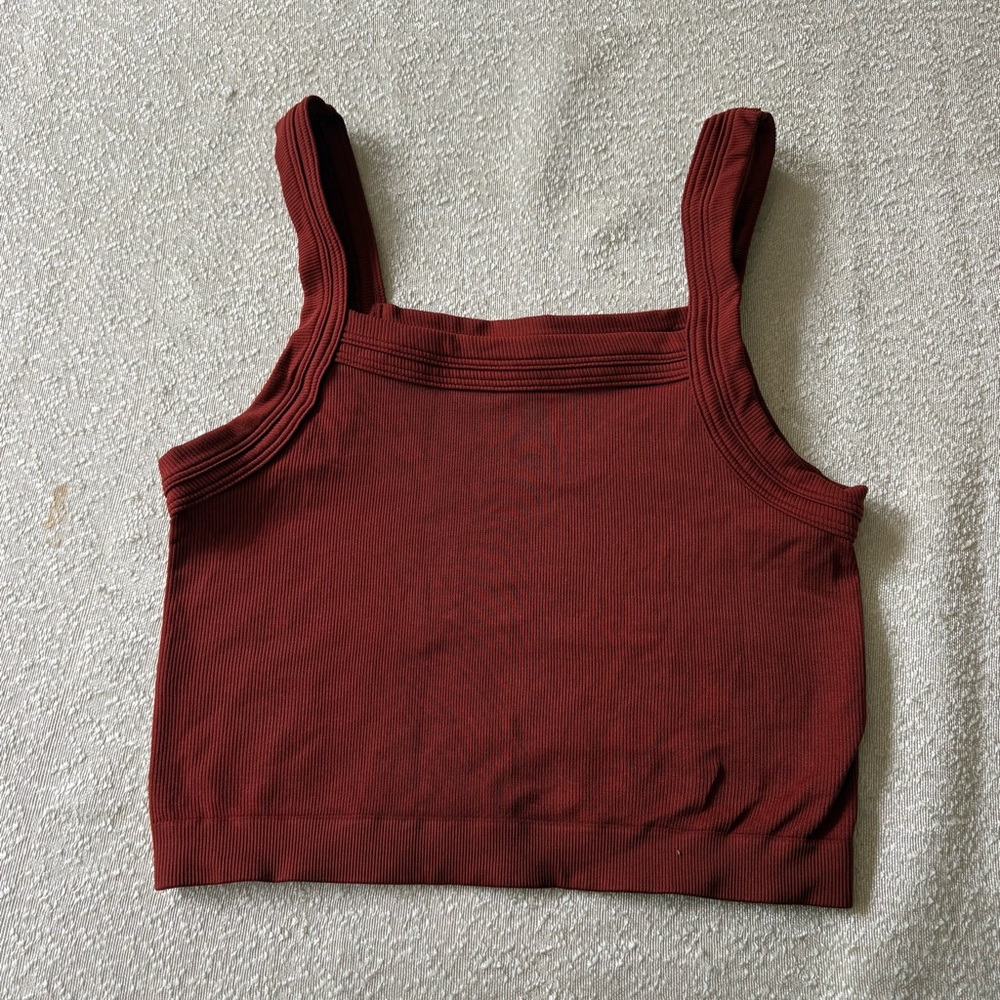 Urban Outfitters Ribbed Tank Top Cropped